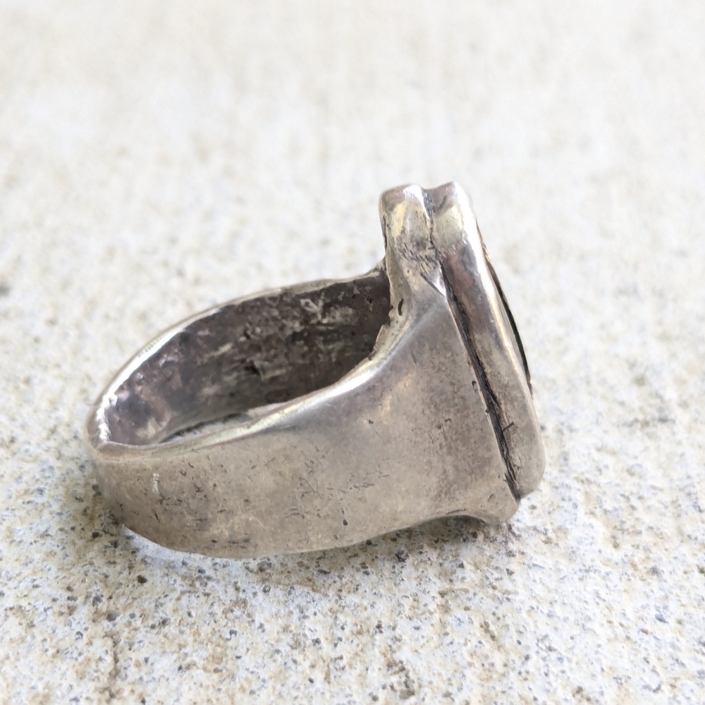 Silver Abalone Ring - image 2